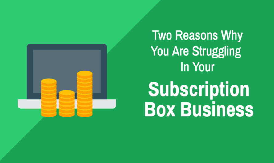 Two Reasons Why You Are Struggling In Your Subscription Box Business