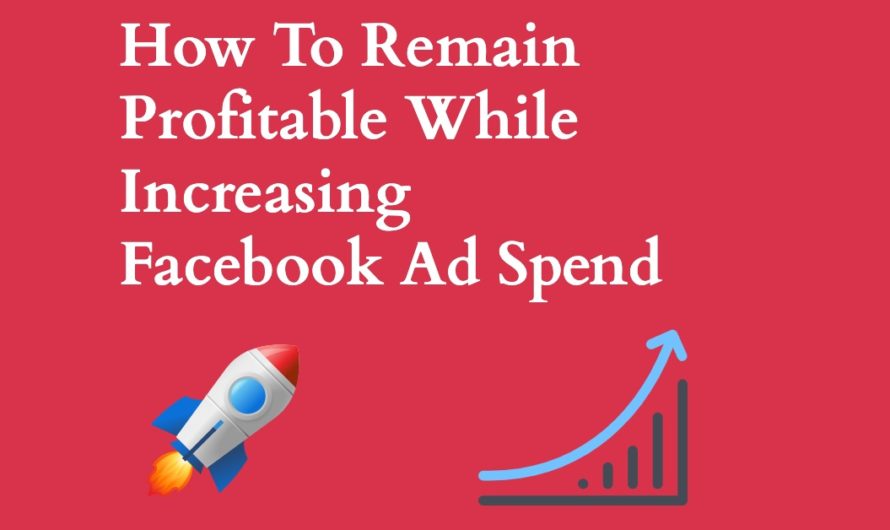 How To Remain Profitable while increasing your Facebook Ad Spend.